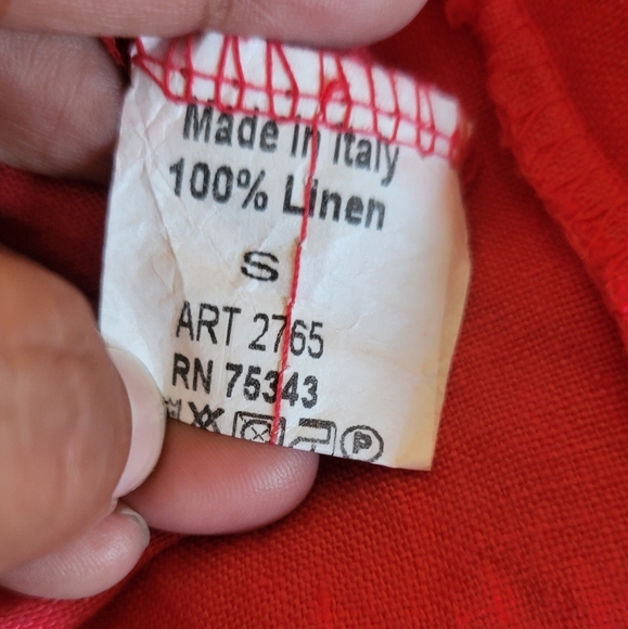 Terzo Millennio Linen Dress Size Small - Picture 4 of 7